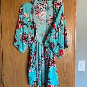 Pink Blush maternity robe